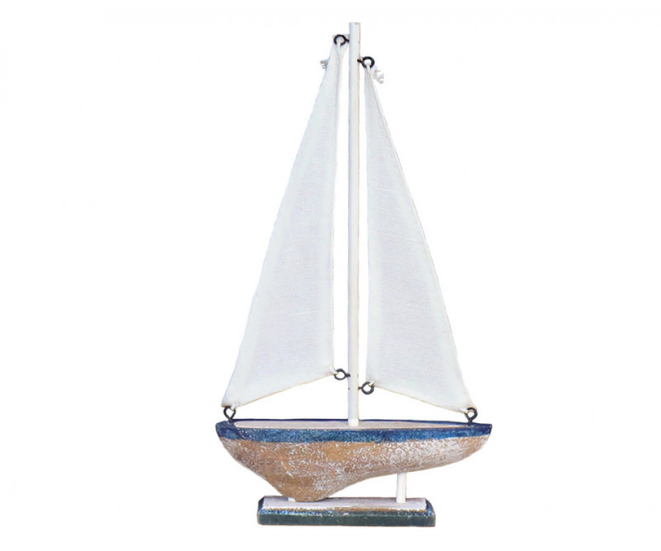 Small Seafarer Wooden Yacht - Sail Boat